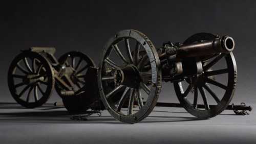 French miniature cannon, system Gribeauval, 19th cent